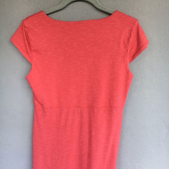 Toad & Co Rosemarie Dress Women S Coral Organic Cotton Scoop Neck Pockets Casual - Picture 8 of 12